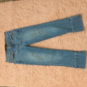 Calvin Rucker Blue Mid Rise Cropped‎ Denim Jeans 2